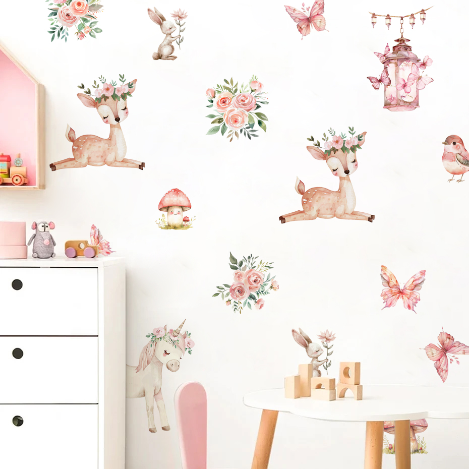 Baby Girl Nursery Quotes - Adesivi murali della bella casa dei