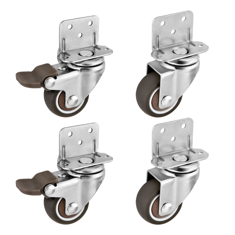 Baby Nursery Trolley - 4 pezzi Ruote per mobili tipo