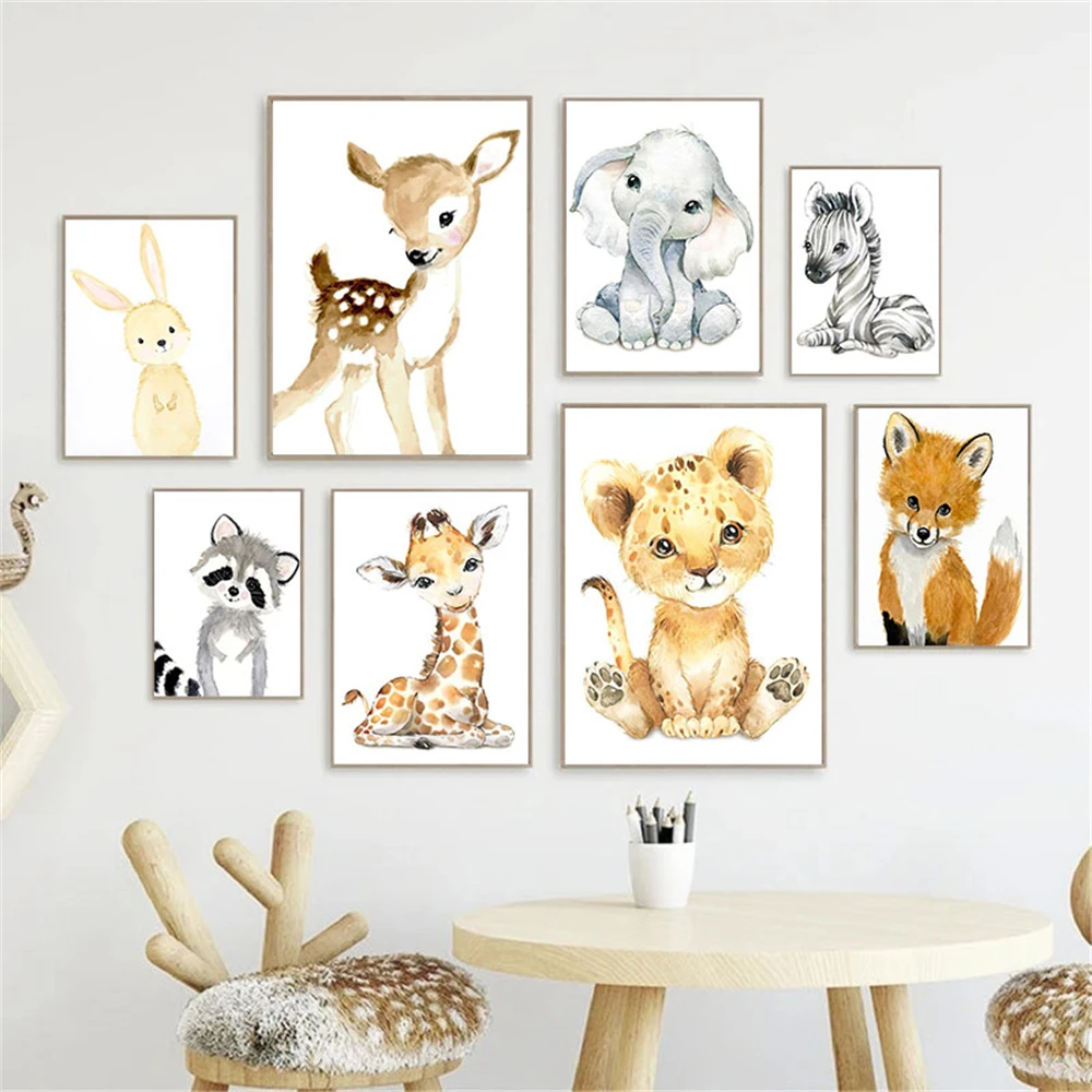 Baby Nursery Frames - Stampa senza cornice, quadro con immagini