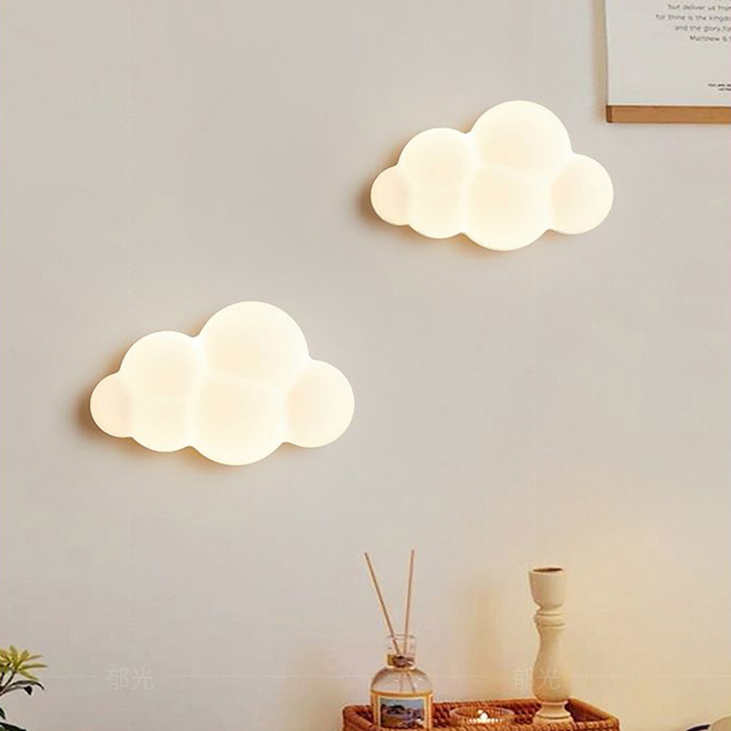 Baby Nursery Wall Lights - Lampade da parete a nuvola bianca