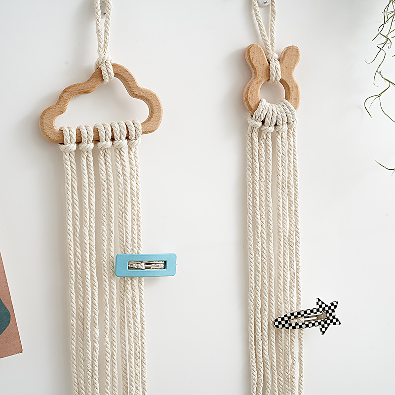 Baby Nursery Decor Girl - Porta Fermagli per Capelli in Legno,