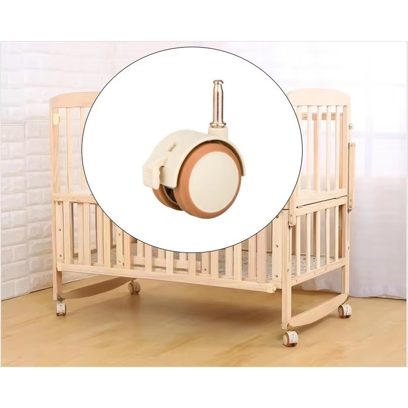 Baby Nursery Trolley - 2/4 Pezzi Ruote Girevoli da 2''
