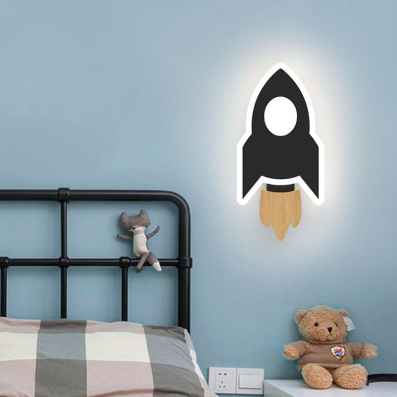Baby Nursery Wall Lights - Lampada da parete a razzo a