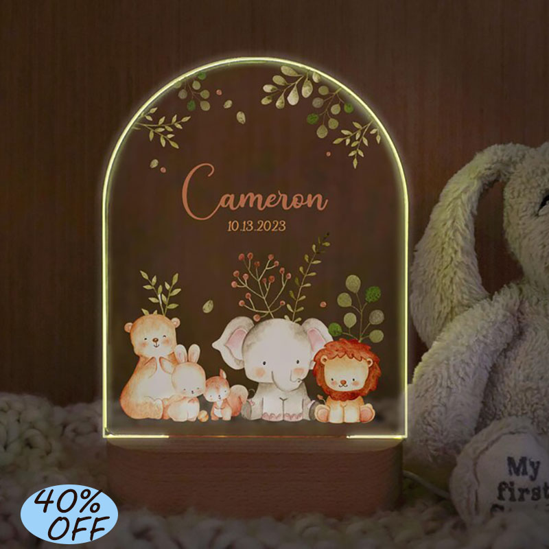 Nome personalizzato Luce nottu - Baby Nursery Boy recensione e prezzo