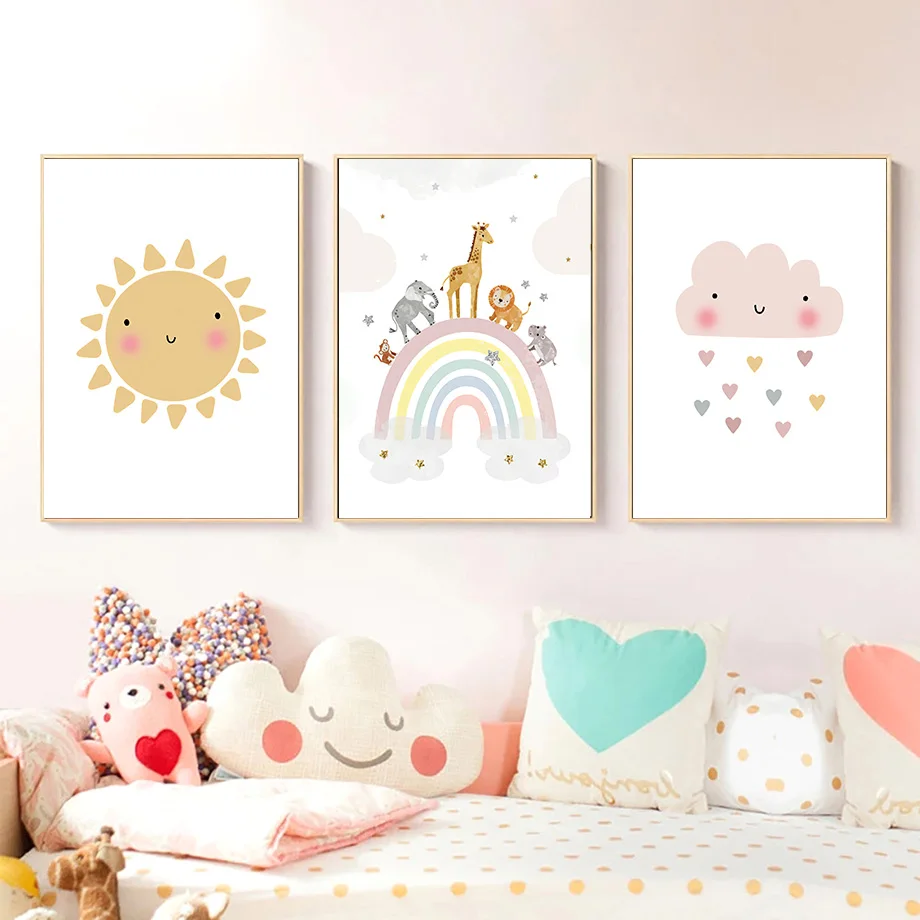 Poster e Stampe Nordiche con G - Baby Nursery Decor Girl recensione e prezzo