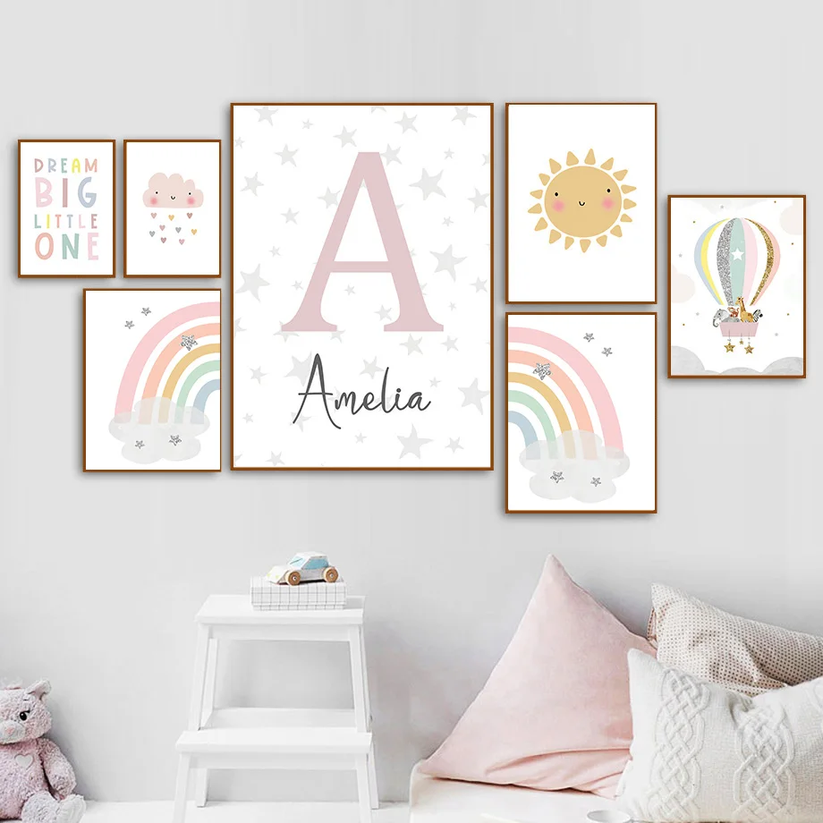 Poster e Stampe Nordiche con G - Baby Nursery Decor Girl recensione e prezzo
