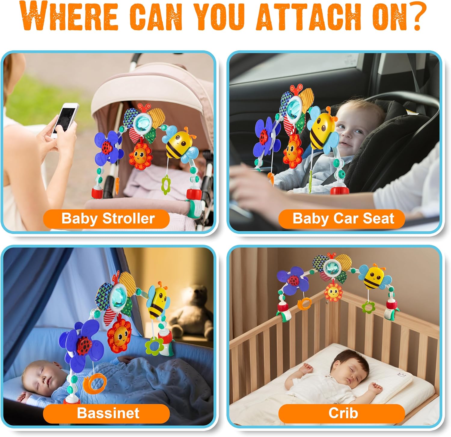 Giocattoli Regolabili per Cull - Baby Nursery Trolley recensione e prezzo