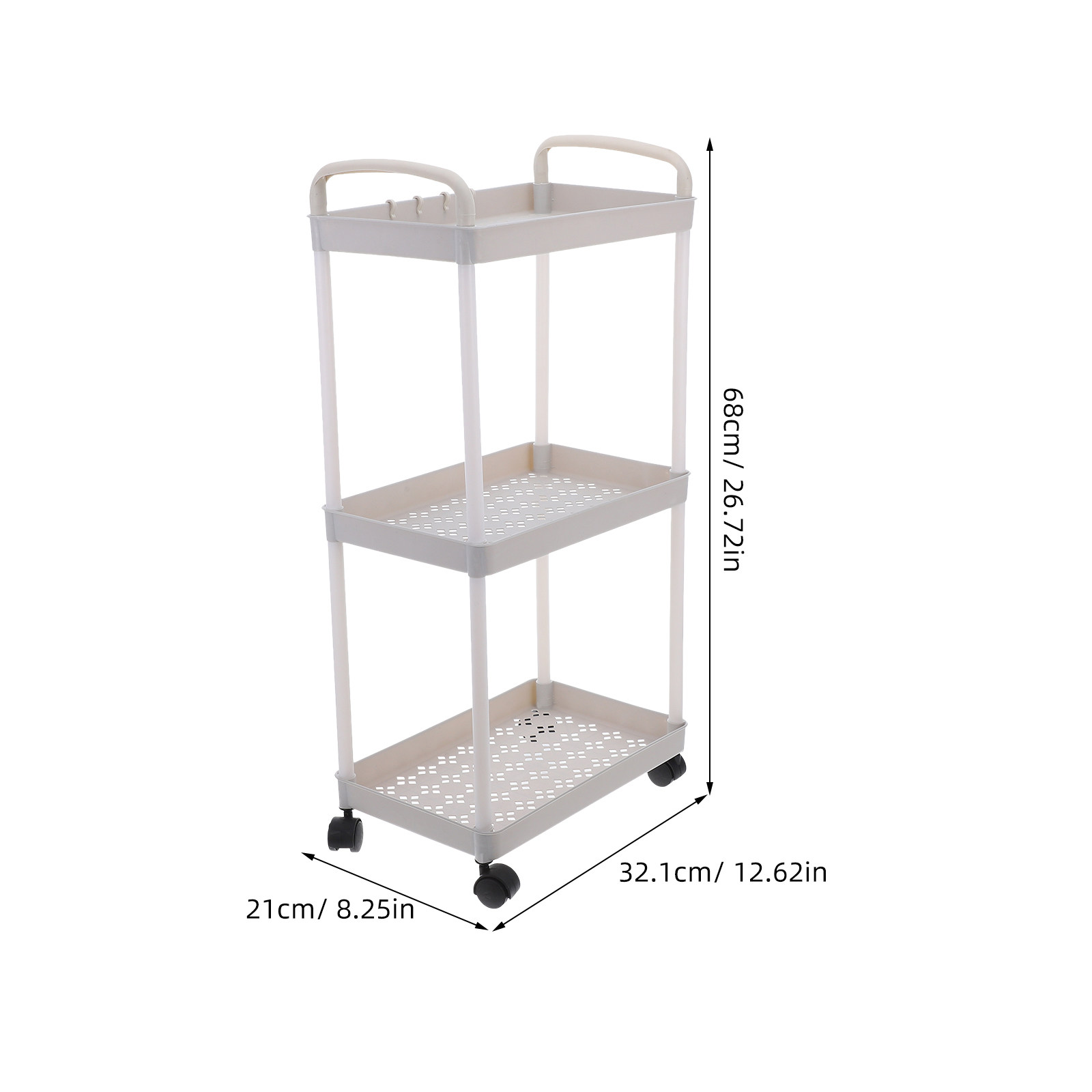 Carrello portaoggetti in plast - Baby Nursery Trolley recensione e prezzo