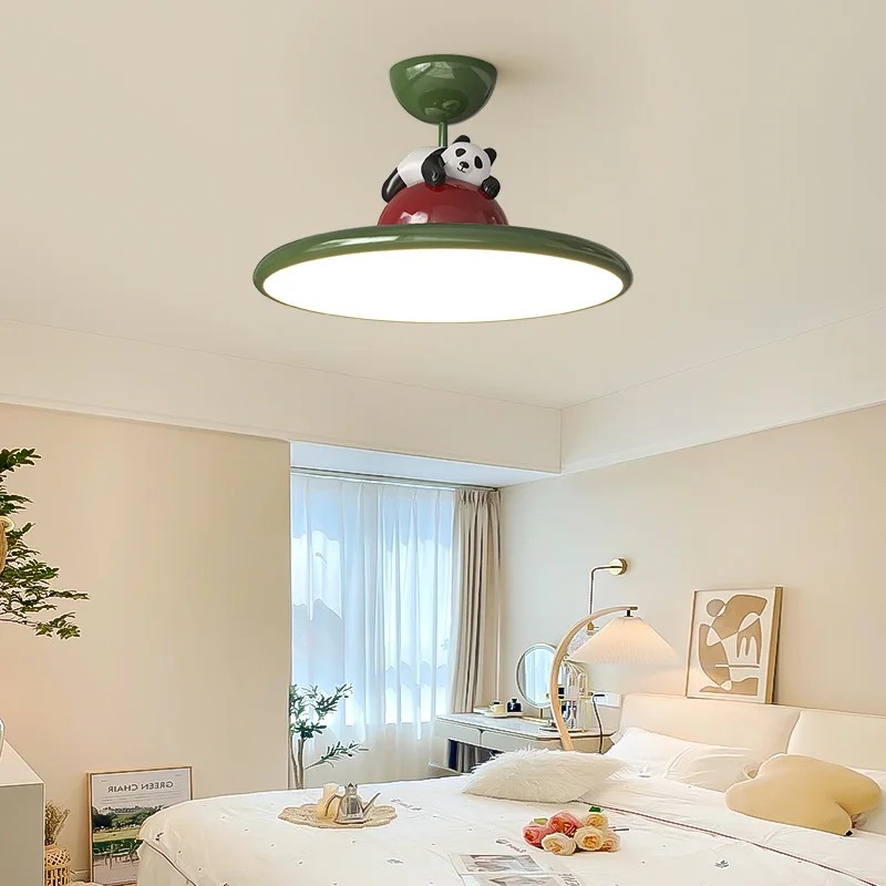 Plafoniera a LED Panda in stil - Baby Nursery Light Fixture recensione e prezzo