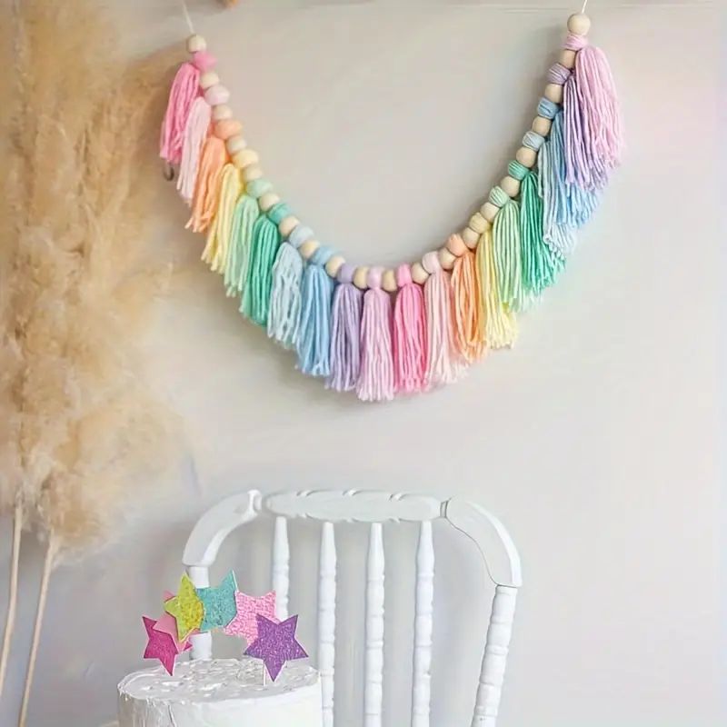 1pc Boho colorato arcobaleno n - Baby Nursery Decor Girl recensione e prezzo