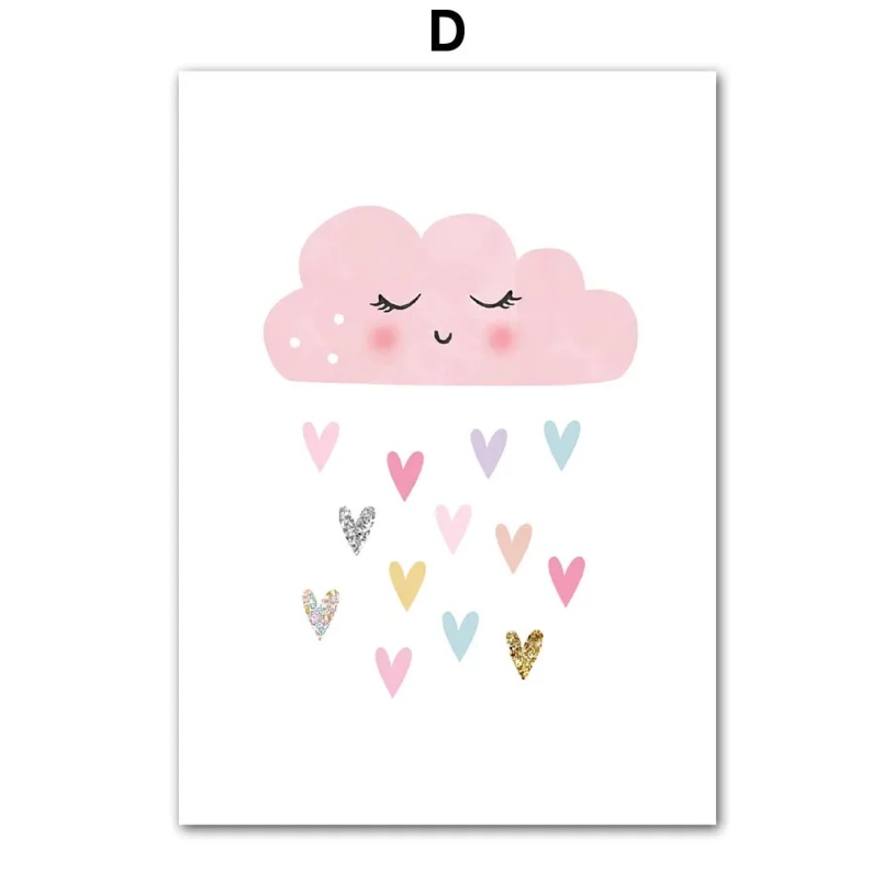 Quadri su Tela con Unicorno Ro - Baby Nursery Decor Girl recensione e prezzo