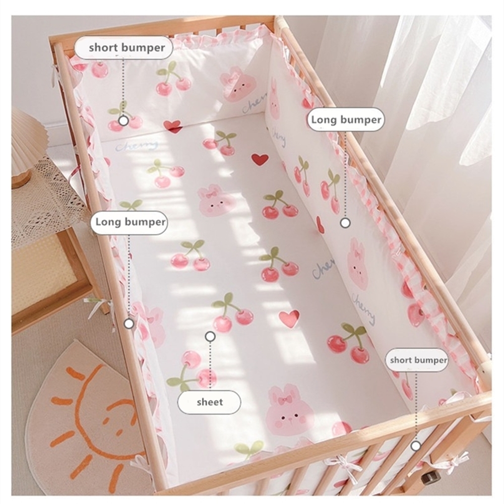 5 pezzi set biancheria da lett - Baby Nursery Decor Girl recensione e prezzo