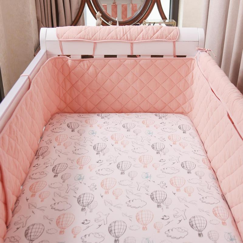 Paraurti per lettino Recinzion - Baby Nursery Decor Girl recensione e prezzo