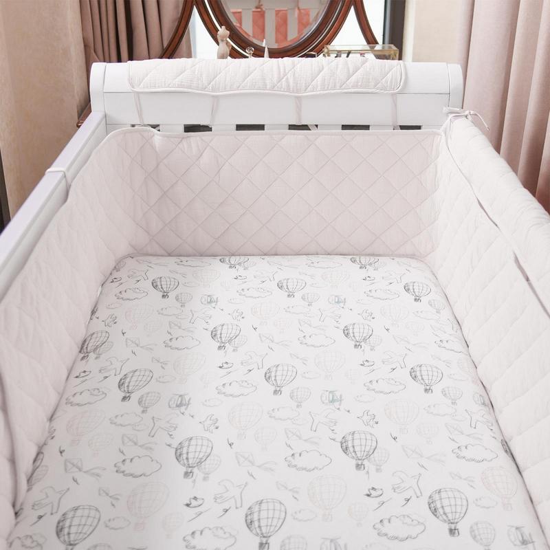 Paraurti per lettino Recinzion - Baby Nursery Decor Girl recensione e prezzo