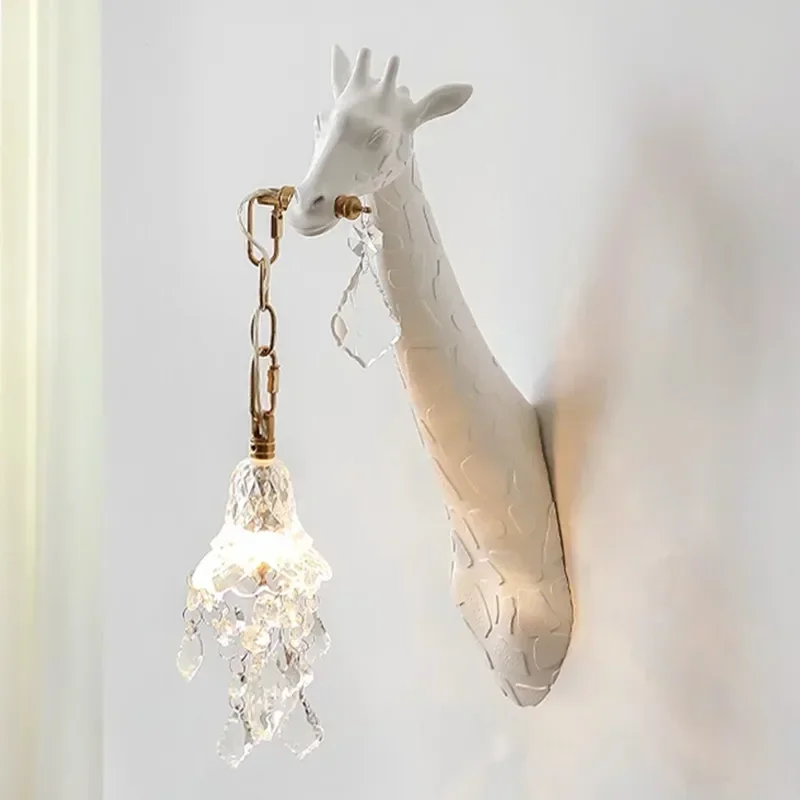 Nordic nuova resina giraffa la - Baby Nursery Wall Lights recensione e prezzo