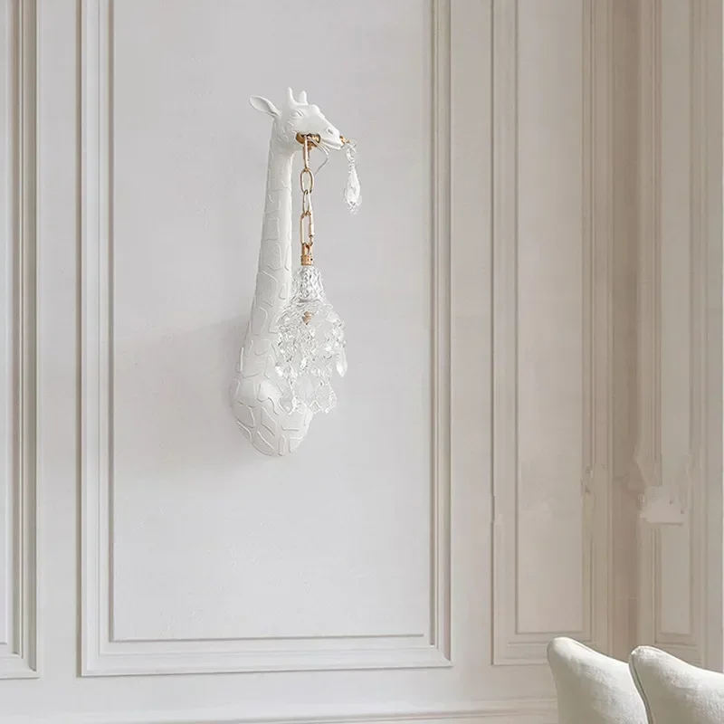 Nordic nuova resina giraffa la - Baby Nursery Wall Lights recensione e prezzo