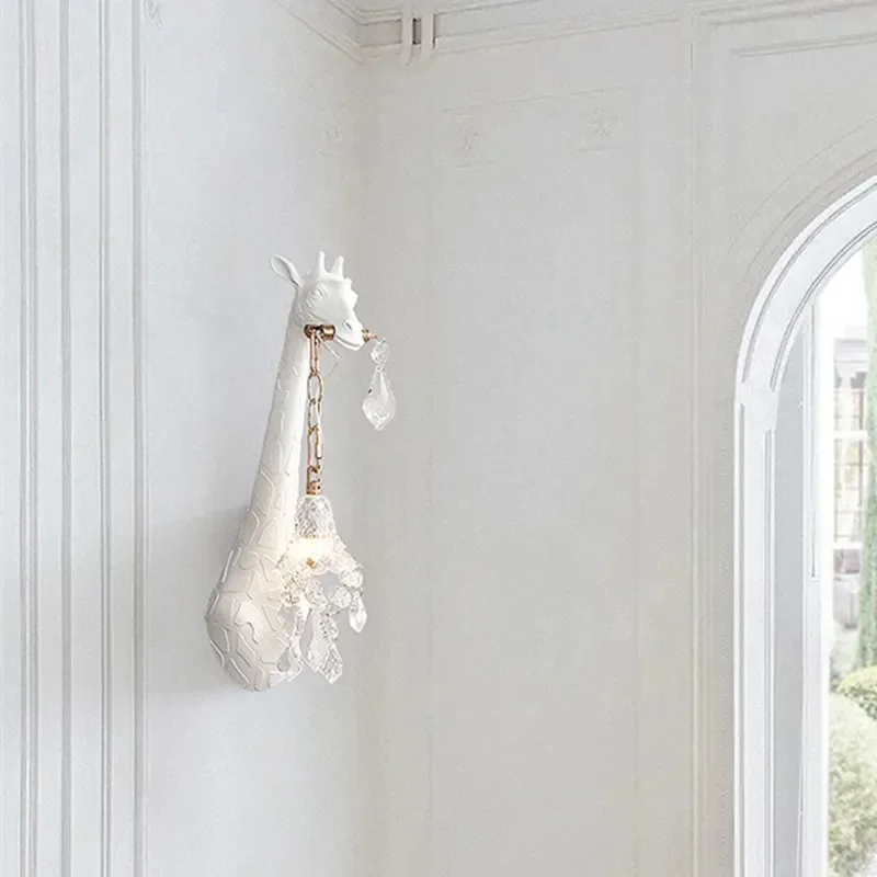 Nordic nuova resina giraffa la - Baby Nursery Wall Lights recensione e prezzo